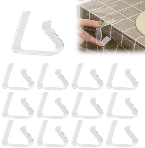 Ferma Tovaglia Da Esterno, Clip Fermatovaglia, 12 Pezzi Ferma Tovaglia Plastica, Facili Da Lavare, Per Outdoor Picnic, FEsterno Flessibili Mobile, Clip Per Molti Tipi Di Tavolo (Grandi dimensioni)