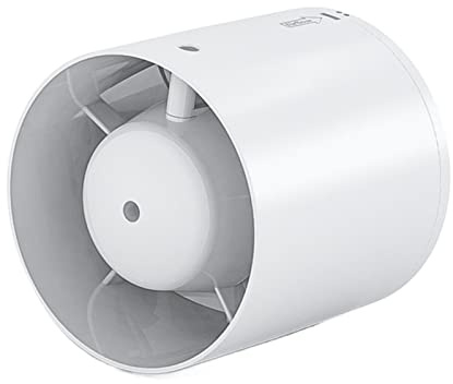 Ventola di Ventilazione Ventilatore da 4 Pollici in Linea Condotto, Ventola di Scarico di Ventilazione con Tubo ventilante dell'Aria con valvola di ritegno, Ventola del dotto di Extractor per
