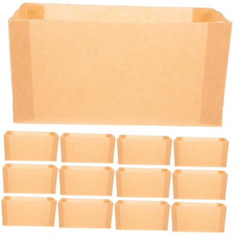 Luxshiny 50 Piezas Papel para Hornear Panes Desechables Moldes de Pastel Antiadherentes para Fiestas y Celebraciones para Hornear Casa