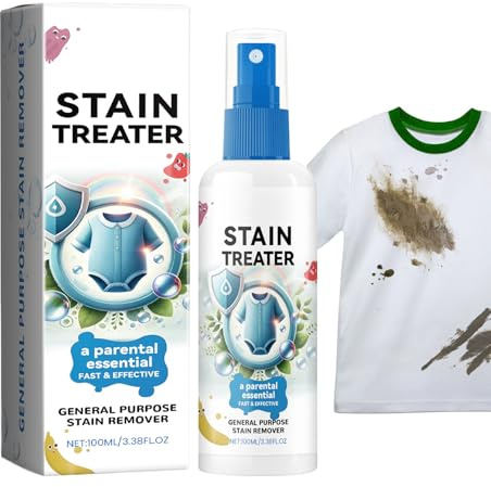 Quitamanchas Sp-ray Ropa De Bebé 100 Ml,Stain Treater Sp-ray,strain Treater Spray, Elimina Las Manchas De Forma Rápida Y Eficaz, Potente Quitamanchas, Para Algodón, Lino Y Prendas