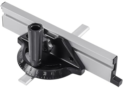 Règle à angle poussoir pour sciage de table, guides à onglets réglables à 60 degrés