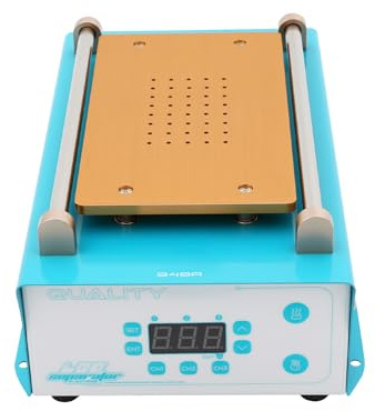 400 W LCD-skärm värmekudde värmeplatta för smartphones och surfplattor skärmseparator för mobiltelefon reparation med PTC-värmeelement för LCD-skärmar med 7 tum och mindre