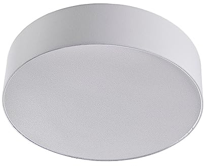Ceiling Light 'Sebatin' dimmable (Scandinavian) in White Made of Textile for e.g. Bedroom (3 Light Sources, E27) from Lindby | Ceiling lamp, lamp