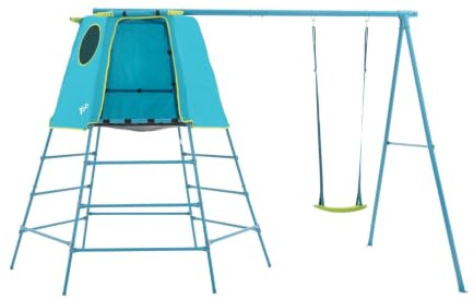 Tp Explorer Klettergerüst aus Metall mit Schaukel