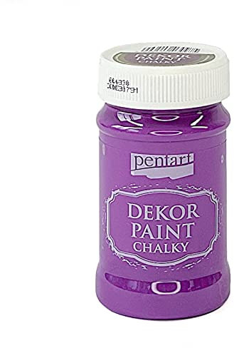 Zita`s Creative DekorPaint Chalky - Vernice a gesso opaco, 100 ml, colore: Bischoflilla