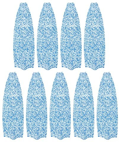 RiToEasysports 9-teiliges Surfboard-Deck-Traktionspad, Rutschfestes Eva-Traktionspad Surfboard Traction Tail Pad für Surfbretter, Kitesurfbretter, Skimboards, Kurzes Brett, Paddelbretter Bootfahren