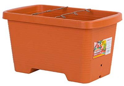 Maceta Interior Hogar Macetas y Verduras de plástico Rectangular Plato Grande Flor de Cultivo de Hortalizas Caja Balcón Ollas Vegetales Jardineras Exterior