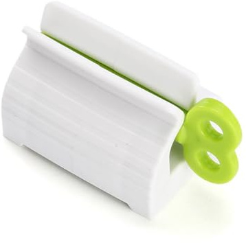 XIZONLIN 5 Piezas Exprimidor Pasta de Dientes Apretadores de Tubos Exprimidores de Tubos Dispensador de Pasta de Dientes Soporte Giratorio para Baño Pasta de Dientes Crema Manos Verde