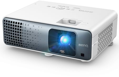 BenQ TK710 4K Laser 3200 Lumens Movie and Gaming Projector with 4ms Response Time | 240Hz Refresh Rate | HDR10 & HLG | ARC/eARC Support | Vertical Lens Shift | 3D Keystone | 1.3x Zoom | HDR Game Modes