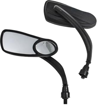 Motorrad Lenkerendenspiegel Für GV300S Universal Für Retro Motorrad Weitwinkel 10mm Spiegel Blind Flecken Rück Reverse