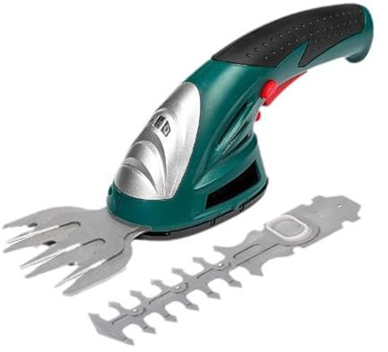 WuDLi 7.2V 2-in-1 Cordless Hedge Trimmers Electric Grass Trimmer Rechargeable Lithium-Ion Built-in Battery Power Hedge Trimmer, Hand Held Hedge Cutter for Lawn Edging, Leaf Pruning and Hedge Trimming