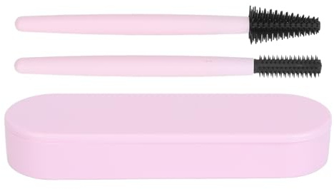 2 pinceles para máscara de cejas de silicona portátil reutilizable suave silicona pincel para pestañas palillos aplicador juego de pinceles de maquillaje