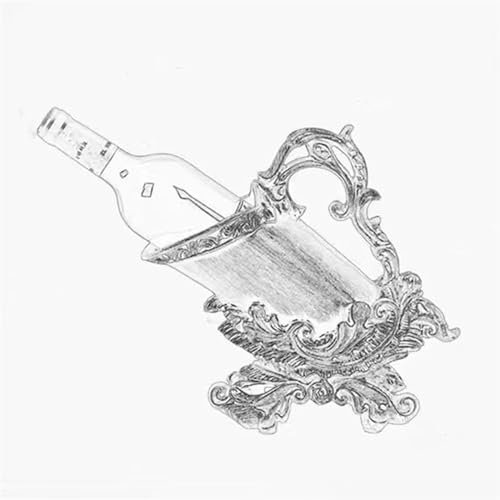 GLigeT Weinständer Vintage Luxus Rotwein Weinregal Ornamente Kreative Wohnzimmer Home Weinschrank Klassische Dekorationen Flaschenregal