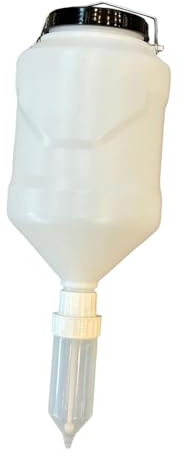KESOTO Squeeze Flasche professionell für Soße, Kunststoff Squeeze Bottle 3 Liter mit Kappen, Flasche Squirt Bottle Soßenspender Ketchup Flaschenspender für Restaurants, Ketchup, Gewürzsaucen, Gewürze