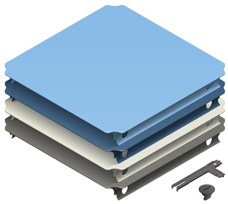 Quadro Plattenset L Home – Erweiterungs-Set mit 6 großen Platten für Plattformen und Stufen, ab 6 Monaten je nach Aufbau, UV-stabil, Indoor/Outdoor, Made in Germany