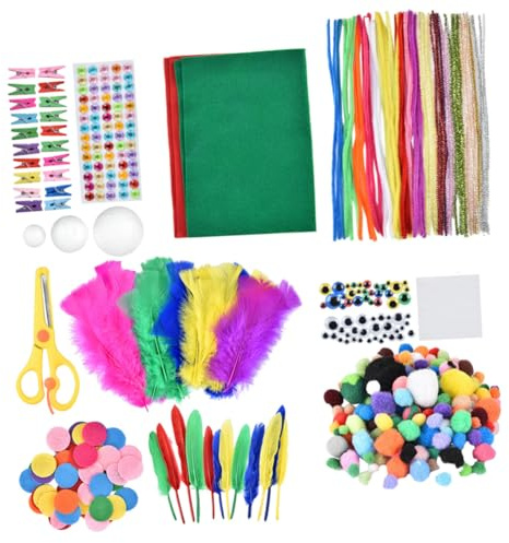 KONTONTY Satz Handwerk Sticks Cleaners Diy Material Für Kinder Bastelbedarf Raumdekoration Schulprojekte Kreativität
