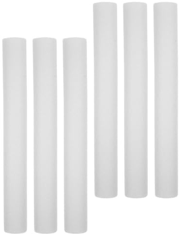 ORFOFE 6 Pezzi Bastoncini per Fiori in Gommapiuma 40 cm Cilindri di Schiuma per Composizioni Floreali Fai da Te Supporto Stabile per Bouquet e Decorazioni Artigianali
