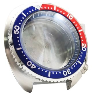 NLNKDTDPAK Tuna SKX 6105 43 mm klockfodral Safirglas NH35 Vattentätt fodral Passar for NH36 SKX007 SKX009 Automatiskt urverk(S4)