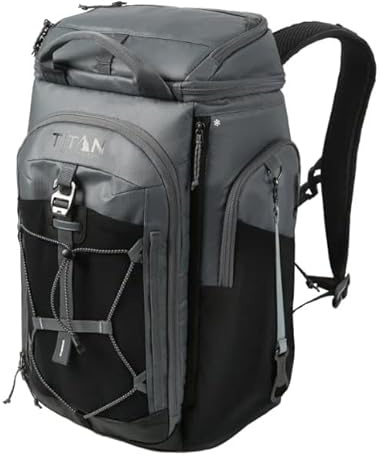 Titan by Arctic Zone 26-Can Backpack Cooler (Gray)