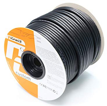 Ricable Custom H26/50 Bobine 50m - Câble 26 AWG HDMI 2.0 à souder pour l'installation 4K HDR OFC