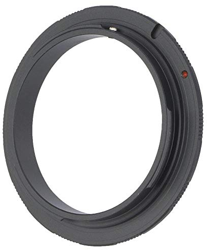 Macro Photography Reverse Lens Adapter, 52mm, 55mm, 58mm Durable Aluminium Alloy Macro Shooting Reverse Adapter Ring for Canon EOS Mount DSLR Camera(52MM)