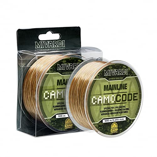 CamoCODE 600 m Karpfenschnur monofile Schnur 0,25-0,38 mm (0,255 mm)