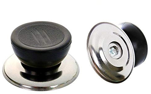1PC Kitchen Universal Replacement Pan Lid Knob Handle Saucepan Lid Handle Heat-Resistant Cookware Lids Stainless Steel Pan Lid Knobs