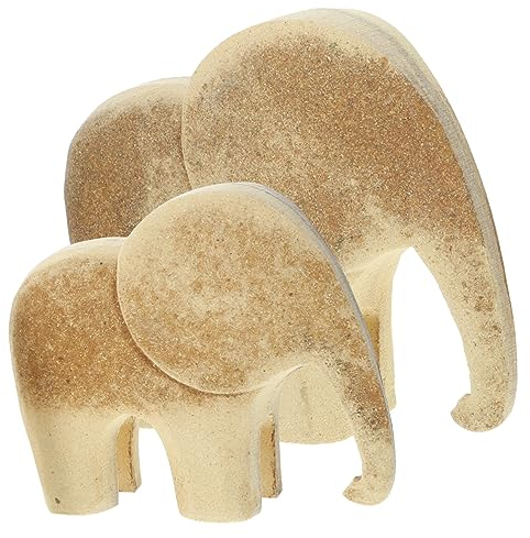Abaodam 2stücke Holzspielzeug Elefant Zum Bemalen Kleines Holz Tier DIY Bastelset Für Junge Mädchen Naturbelassene Holzfigur Zum Malen Kreative Geschenkidee Für Junge Mädchen Ab Jahren