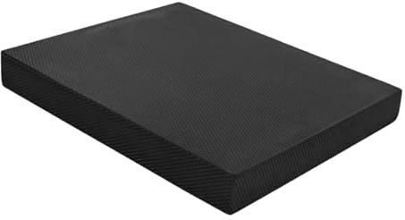 Baoblaze Balance Pad Erwachsene, Dicke Schaumstoffmatte Sport Rutschfest, Rutschfester Weichschaum, Wackelpad Fitness-Zubehör, Balance-Kissen für Yoga Gymnastik Pilates Physiotherapie, Schwarz