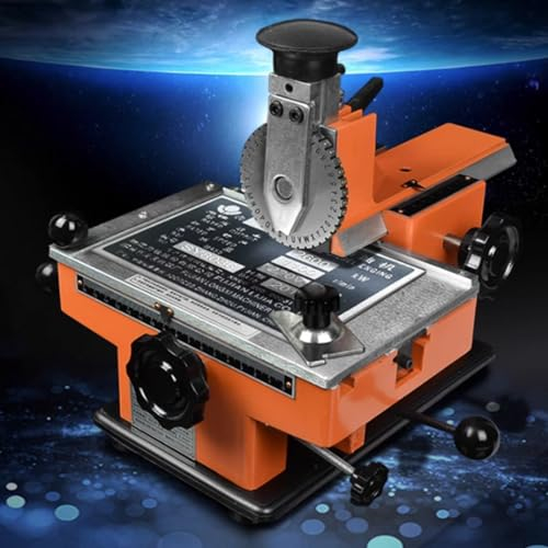 DDZJTPP Quality Tools Halbautomatische Stahl-Prägemaschine, Metall-Aluminium-Legierung, Namensschild, Hundemarke, Ausweis, Stempel, Etikett, Gravur, Prägegerät, Markierungswerkzeug,3mm