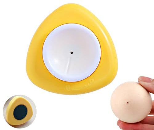 ChaLeeMoo Magenetic Egg Piercer Tool for Raw Eggs to Get Good Hard Boiled Eggs, Egg Poker Pricker with Safety Lock Egg Pin, Easy Egg Peeler By Punching Hole at Bigger End of the Egg Before Boiling