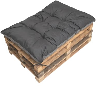 Setgarden Cojines para paletas, Cojines para sillas, Cojines para bancos, cojín de piso grande, cojín de suelo para niños (120_x_60_cm, Naranja)