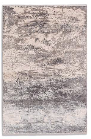Astra Hochwertiger Teppich Wohnzimmer, Schlafzimmer - Kurzflorteppich weich - Flachgewebe Moderne Muster - Hochtief Design - Teppich Beige 200 x 290 cm