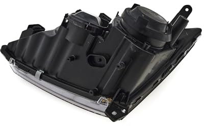 EDA PREMIUM auto Scheinwerfer, Frontscheinwerfer Links 1226125 passend für OPEL CORSA D 2011-2015 mit Stellmotor für LWR, Chrom, H1/H7, ECE