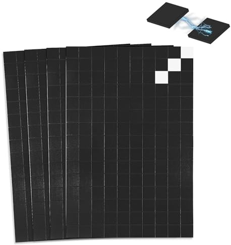600 Stück Magnete zum Kleben,1cm Magnetplättchen Klebemagnete Selbstklebend | 10x10mm Selbstklebende Magnete für Basteln, Kühlschränke, Whiteboards, Pinnen Sie das Foto & mehr