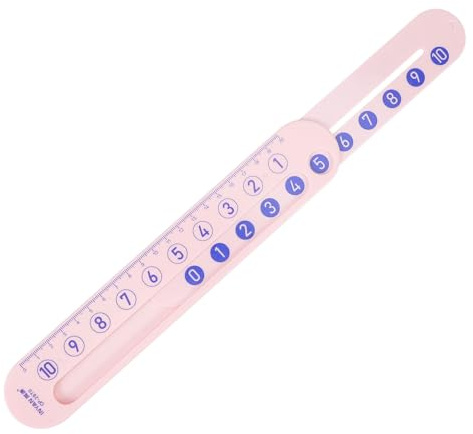 JECOMPRIS Regla Digital Descomposición Matemática Para Niño Niña Herramienta De Aprendizaje Y Resta Regla Deslizante Para Mejora Del Pensamiento Matemático Para Casa Y Jardín De Infantes Color Rosa