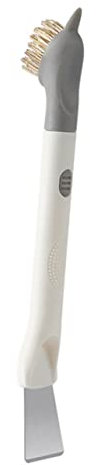 TIDTALEO 3-in-1 Cooktop Cleaning Brush Set Hard Bristle Pot Cleaner for Gas Stove Griddle Convenient Kitchen Tool for Household Cleaning