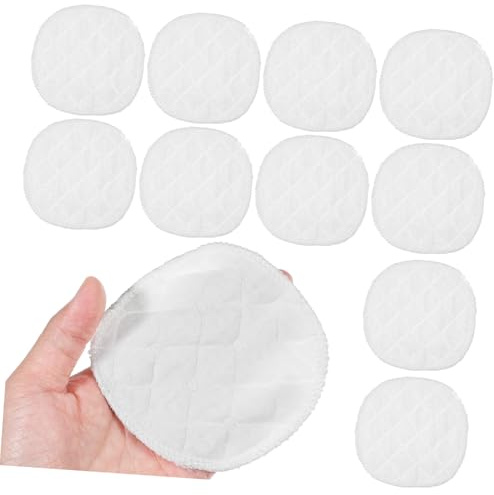 JOINPAYA Coussinets D'allaitement en Coton Allaitement Lavables, Absorbants et Respirants, Forme Contourée 3 Couches pour Mamans Allaitantes, Lot de 12 Pièces