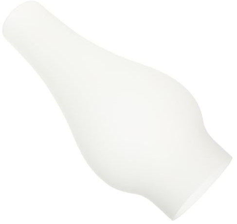 HEALLILY Paralume in Vetro Bianco per Lampada a Olio, Resistente alle Alte Temperature, Design Vintage Superficie Satinata, per Uso Versatile Domestico