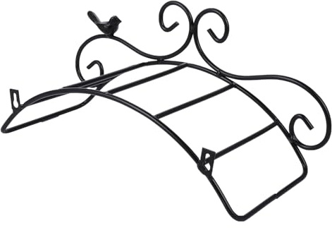 POPETPOP Antiker Wandmontierter Schlauchhalter aus Eisen für Gartenschläuche Platzsparend und Elegant für Innen und Außenbereich zur Gartenbewässerung