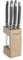 Lou Laguiole Tradition - Bloc 6 couteaux steak Gris anthracite