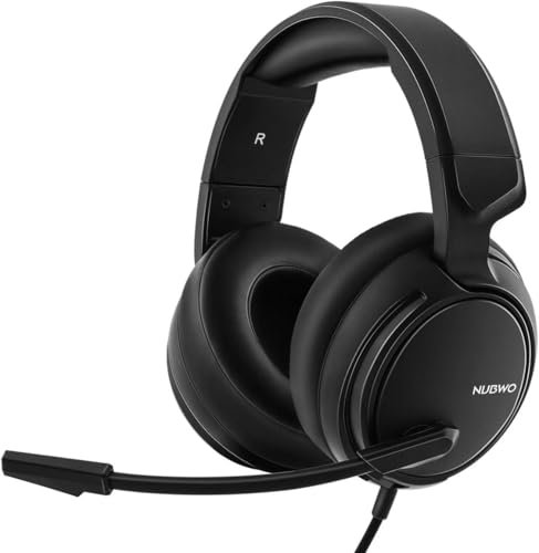OCTTO NUBWO-N12 Black Gaming Headset, Over Ear, Wired, Black