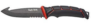 Ugly Stik Tools Gut Hook Bait Fishing Knife, Black