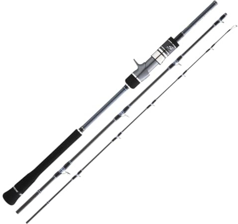 Hearty Rise Skywalker Reiserute - Jiggen - 3-teilig - Carbon - EVA Griff - 420g - Hoch - Fischrute