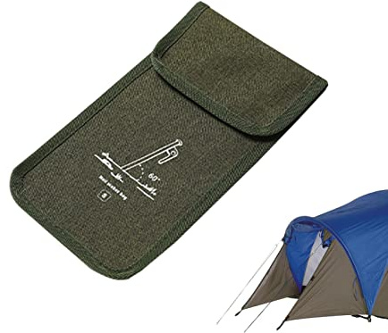 Raxove Zeltpfahl-Tasche, Oxford-Stoff, Camping-Zubehör für Outdoor-Camping-Zubehör, Bodennagel-Set für Zeltheringe, Zeltheringe, Windseile
