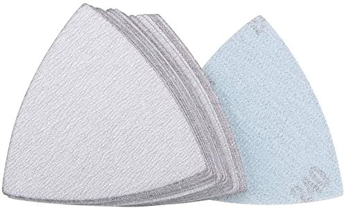 XYWHPGV Carta vetrata per levigatrice triangolare con gancio e anello Platorello abrasivo 3-1/2 pollici Abrasivo bianco 320 24 pezzi(5cf22 59931 cc516 b6e7e bf22c bb53d