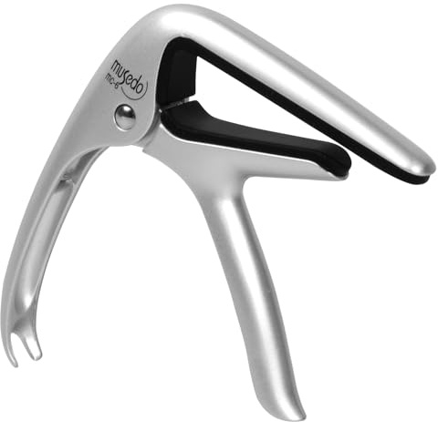 1 Pcs Capo for Guitar, Metal Guitar Capo, Aluminum Alloy Capo, for Acoustic Electric Guitar Ukulele Mandolin Guitar Clip Clamp, Silver