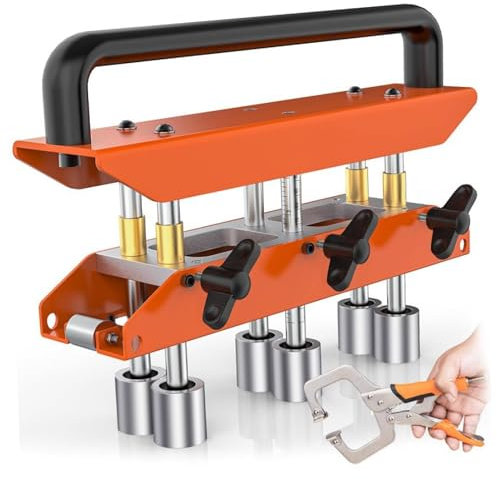 3-Stationen-Metallkantenroller, Kantenroller Zum Biegen von Blechen, 0 Bis 90 Grad Kantenrollbiegewerkzeug Stahl-Aluminium-Kupferplatten, 13–130 Mm Stehfalz-Dachdeckerwerkzeug