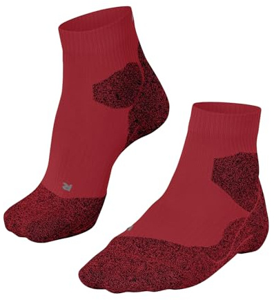 FALKE herr Löparstrumpor RU Trail M So funktionellt garn antiblåsning 1 par, Röd Bloody Mary 8177, 39-41