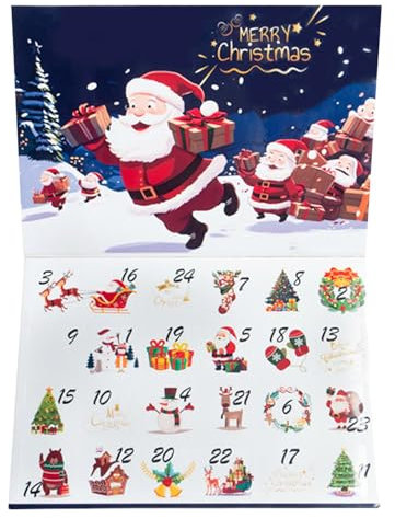 Calendario 'Avvento vuoto da riempire, calendario 'avvento 2024 con cioccolato, riempire le proprie scatole, 24 giorni di conto alla rovescia di Natale, riempibile, per bambini 2024 da